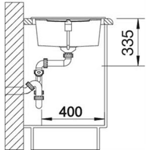 Blanco METRA XL 6 S Granit Evye, Antrasit, Tek Hazneli, Damlalıklı, 100x50 cm - 2