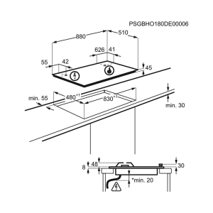 Electrolux KGG953753K, Ankastre CAM GAZLI OCAK, 90 cm - 2