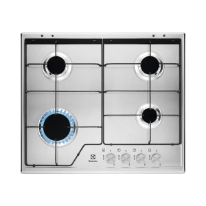 Electrolux KGS6424SX, Ankastre INOX GAZLI OCAK, 60 cm - Electrolux