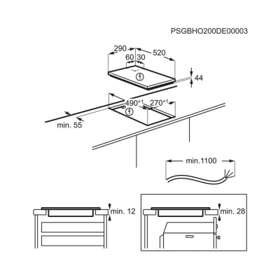 Electrolux LIT30230C, Ankastre DOMİNO İNDİKSİYONLU OCAK, 30 cm - 2