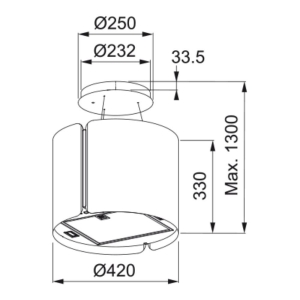 Franke Ada Davlumbaz SMART FSMS F42 BK Mat Siyah - 2