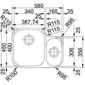 Franke AMX 160 Baccini Evye - 2