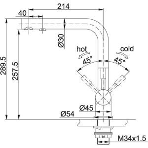 Franke Atlas Armatür, Inox, Arıtma Cihazına Bağlanabilir - 2