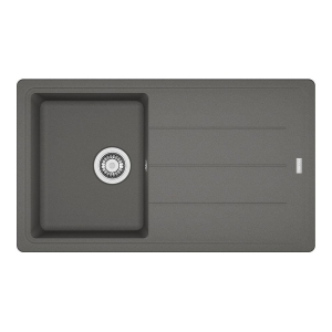 Franke BFG 611 Granit Stone Grey Evye, Active Plus Doccia Krom Spiralli Armatür Seti - 2