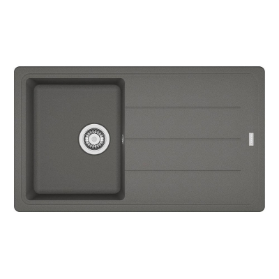 Franke BFG 611 Granit Stone Grey Evye, Active Plus Doccia Krom Spiralli Armatür Seti - 2