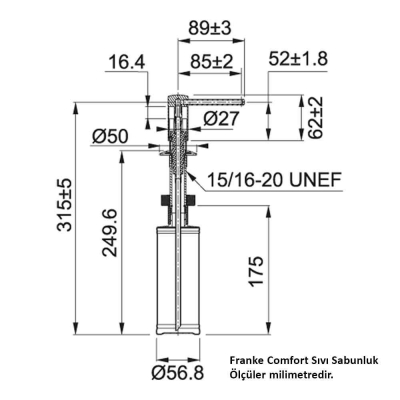 Franke Comfort Sıvı Sabunluk, Avena renk - 2