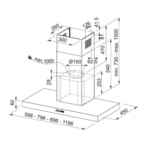 Franke Davlumbaz TALE 915 W MB Mat Siyah - 3