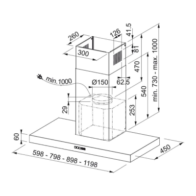 Franke Davlumbaz TALE 915 W MB Mat Siyah - 3