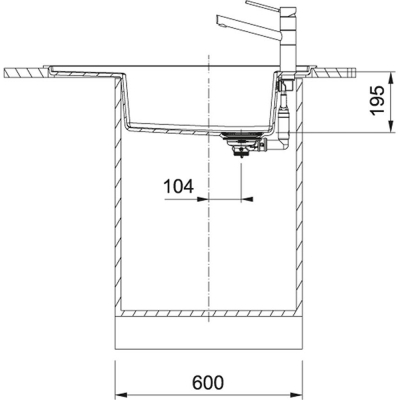 Franke FSG 611-88 Evye, Bianco - 2