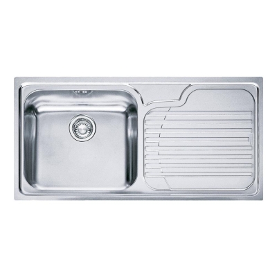 Franke GAX 611 Paslanmaz Çelik Evye, Sağ, Inox, 100x50cm - 1