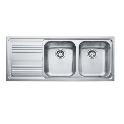 Franke Logica Line LLX 621 Inox 2 Hazneli Evye, Sol damlalık - 1