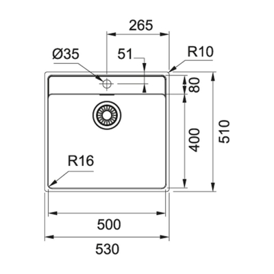 Franke Maris MRX 210-50 Paslanmaz Çelik Evye - 2