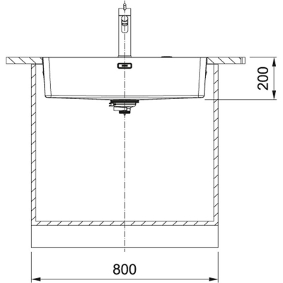 Franke MYX 210-70 Evye, Paslanmaz Çelik - 2