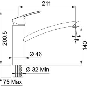 Franke Smart Armatür, Krom - 2