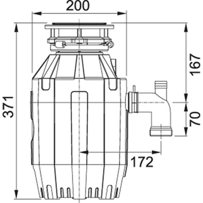 Franke TE 75 Çöp Öğütücü - 2