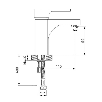 Newarc 187521 Master Lavabo Bataryası - 2