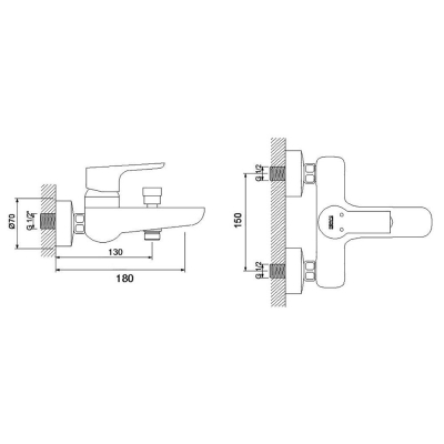 Newarc 921511 Loft Banyo Bataryası - 2