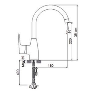 Newarc 921531 Loft Evye Armatürü - 2