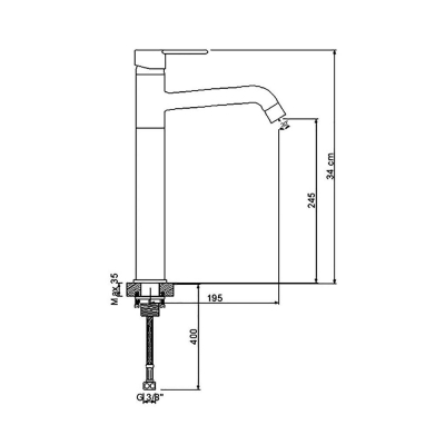 Newarc 971001 Domino Çanak Tipi Lavabo Bataryası - 2