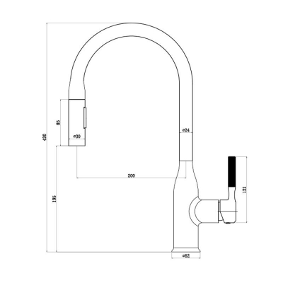 Newarc Step Spiralli Evye Armatürü, Altın - 2