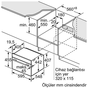 Siemens CD634GBS1 Ankastre Buharlı Fırın - 4