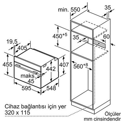 Siemens CD634GBS1 Ankastre Buharlı Fırın - 5