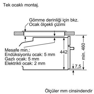 Siemens CD634GBS1 Ankastre Buharlı Fırın - 6