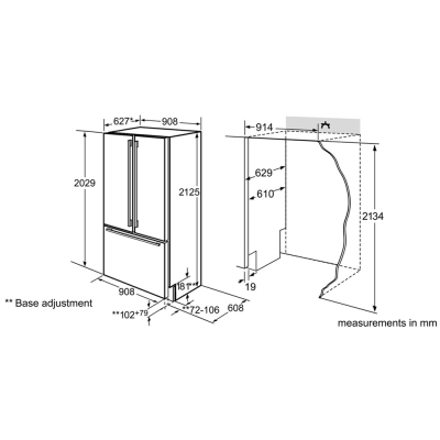 Siemens CI36TP02 Ankastre Buzdolabı, 3 Kapılı - 6