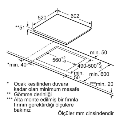 Siemens EX675LYV1E iQ700 Ankastre İnduksiyonlu Elektrikli Ocak, 60 cm - 3