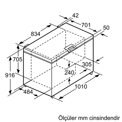 Siemens GC24MAW22N Derin Dondurucu - 2