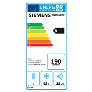 Siemens GU15DA50NE Ankastre Derin Dondurucu, Tezgahaltı - 4