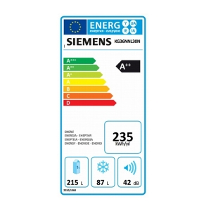 Siemens KG36NNL30N Kombi, NoFrost, İnox Buzdolabı - 4