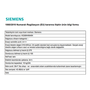 Siemens KG56NHB40N Buzdolabı - 4