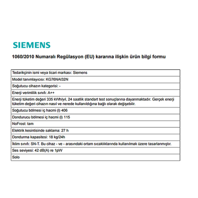 Siemens KG56NPI32N Buzdolabı - 8