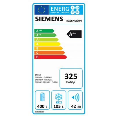 Siemens KG56NVI30N Buzdolabı, Inox - 6