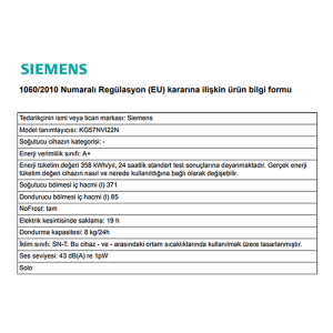 Siemens KG57NVI22N Buzdolabı - 8