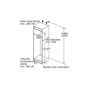 Siemens KI82LADE0 Ankastre Buzdolabı - 8