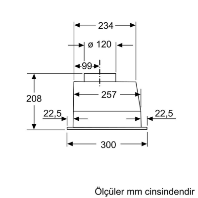 Siemens LB53NAA30 Gömme Aspiratör, 53 cm - 4