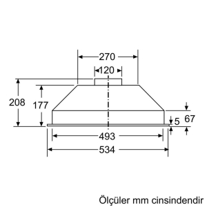 Siemens LB53NAA30 Gömme Aspiratör, 53 cm - 5