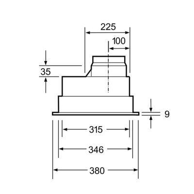 Siemens LB55565 Aspiratör, 53 cm - 2