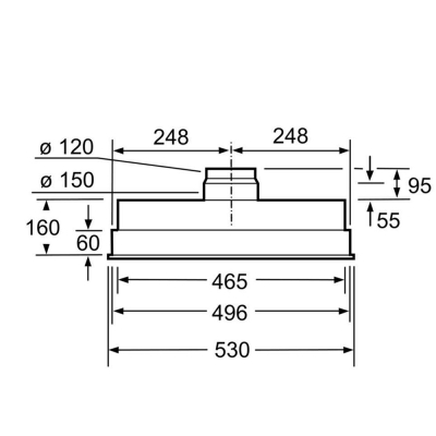 Siemens LB55565 Aspiratör, 53 cm - 3