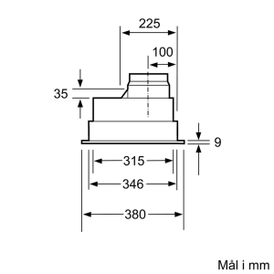 Siemens LB75565 Aspiratör, 75 cm - 2