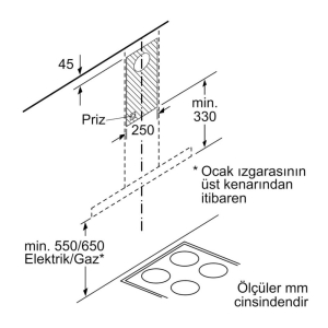 Siemens LC66BBM50 iQ300 Duvar Tipi Davlumbaz, 60 cm - 3