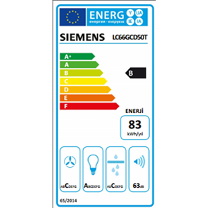 Siemens LC66GCD50T Davlumbaz, Inox, 60 cm - 4