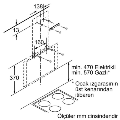 Siemens LC66KAJ60T Davlumbaz, Siyah - 5