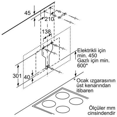 Siemens LC67KHM20 Davlumbaz, 60 cm - 10