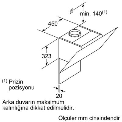 Siemens LC67KHM20 Davlumbaz, 60 cm - 11