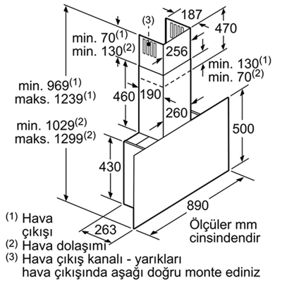 Siemens LC97FVP60 Davlumbaz, 90 cm - 4