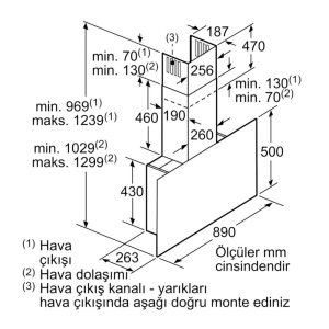 Siemens LC97FVW60 iQ700 Duvar Tipi Davlumbaz, 90 cm - 3