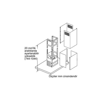 Siemens LF97BBM50 Ada Davlumbaz - 7